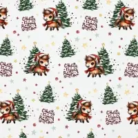 Бумага упаковочная глянцевая &laquo;С Новым годом и Рождеством&raquo;, 70&times;100 см