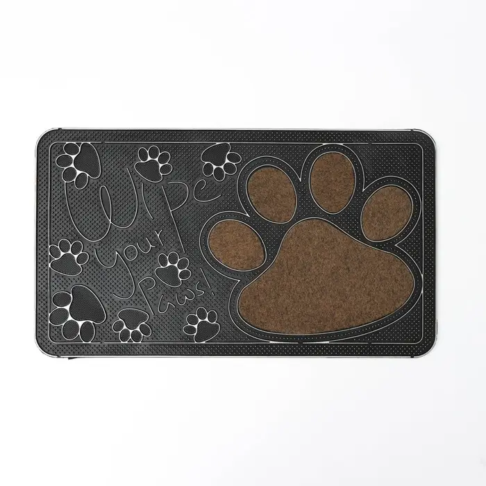 Коврик придверный Доляна &laquo;Лапка&raquo;, 40&times;70 см, МИКС