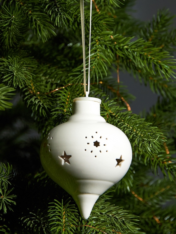 Елочный шар Елочный шар "Снежный" 10.7х8.5х8.5, 1 LED, LR44x3(в компл.), Т/БЕЛЫЙ