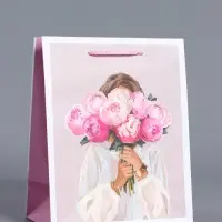 Пакет подарочный "Момент для себя" ламинированный 18 х 22,3 х 10 см