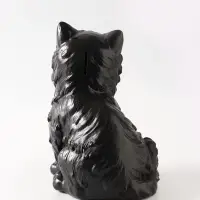 Копилка для денег &laquo;Котенок большой&raquo; 20 см, чёрная