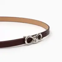 Ремень женский &laquo;Бант&raquo;, серебристая пряжка, 1.5&times;110 см, гвоздик, коричневый