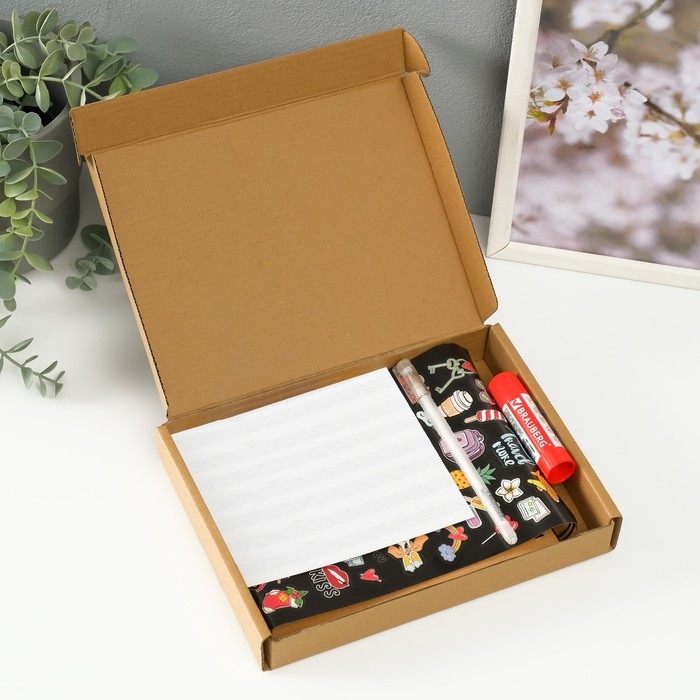 Фотоальбом BRAUBERG Black&Kraft, размер 16х18 см, 20 черных листов