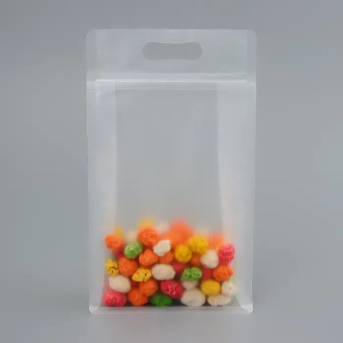 Пакет дой пак прозрачный с вырубной ручкой,14 х 24 см,100 мкм Пакет дой пак прозрачный с вырубной ручкой,14 х 24 см,100 мкм