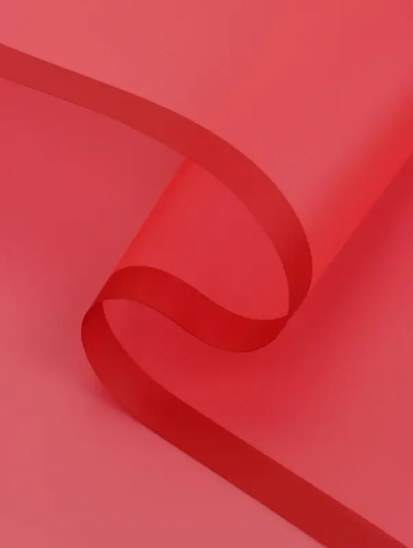 Пленка флористическая для цветов, &laquo;Полупрозрачная кайма&raquo;, бордовая, 57&times;57 см