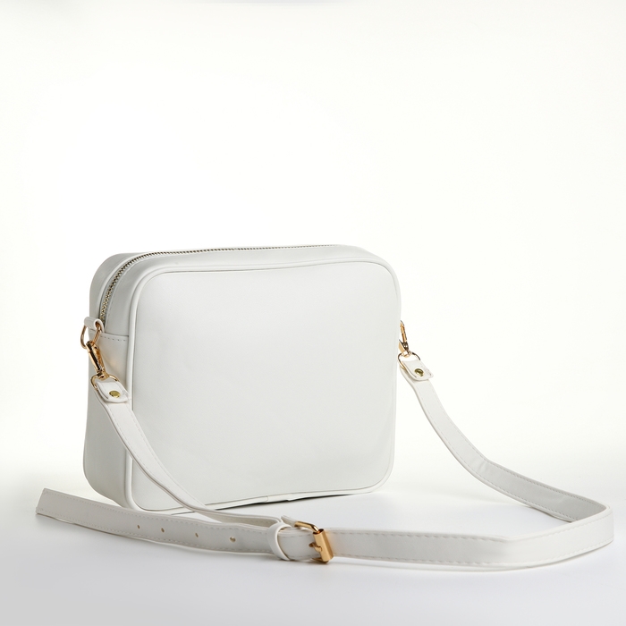 Сумка женская через плечо TEXTURA, маленького размера, цвет белый Сумка женская через плечо TEXTURA, маленького размера, цвет белый