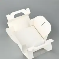 Коробка для бенто - торта &laquo;Белая&raquo;, 14&times;14&times;8 см