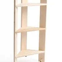 Полка угловая 3 яруса, 3 крючка 74х40х16 см