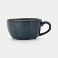 Чашка &laquo;Премиум&raquo;, 200 мл, 12.5&times;9.9&times;5.6 см, фарфор, синяя