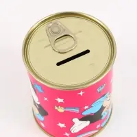 Копилка металлическая, 9.5 см &times; 7.5 см &times; 7.5 см, Минни Маус