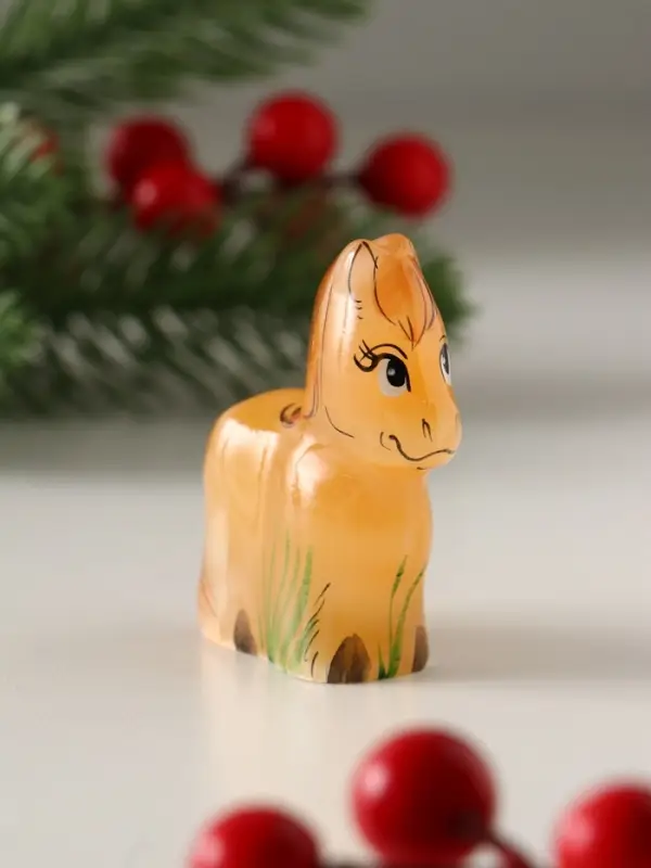 Сувенир Лошадка малая, 6х5,5 см, селенит Сувенир Лошадка малая, 6х5,5 см, селенит