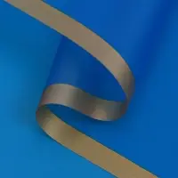 Пленка флористическая для цветов, &laquo;Бронзовая полоса&raquo;, синяя, 57&times;57 см