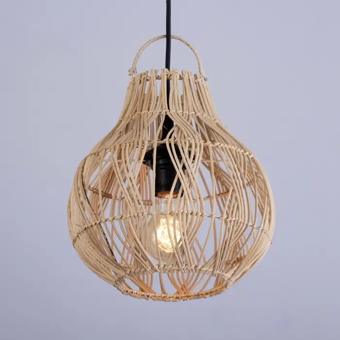 Светильник потолочный из ротанга «Диас», 1×120 Вт, Е27, 25×25×25 см Светильник потолочный из ротанга «Диас», 1×120 Вт, Е27, 25×25×25 см