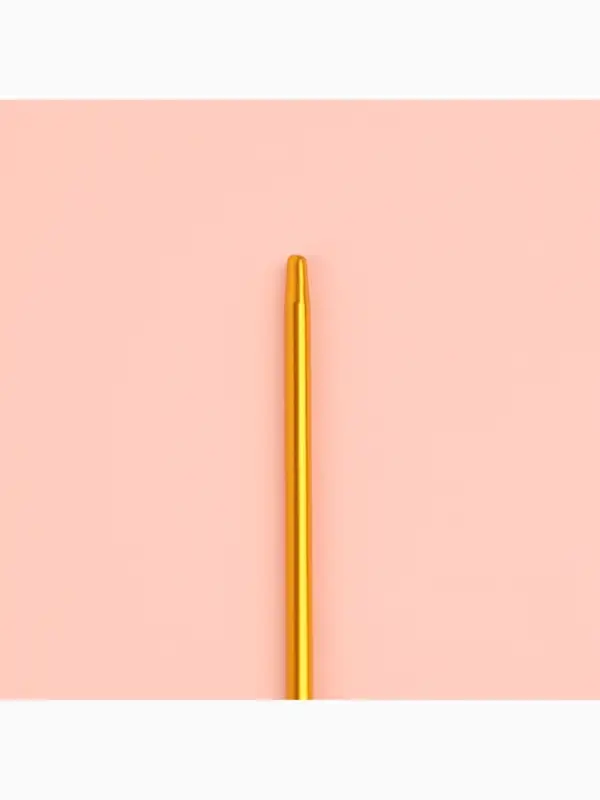 Спицы для вязания, чулочные, из алюминия, d=2 мм, 25 см, 5 шт., разноцветные