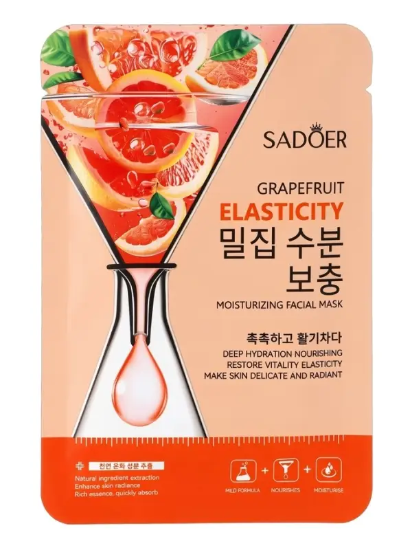 Успокаивающая маска для лица Sadoer &laquo;Грейпфрут&raquo;, 25 мл