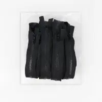 Молния «Трактор», №5, разъёмная, замок автомат, 60 см, чёрная Молния «Трактор», №5, разъёмная, замок автомат, 60 см, чёрная