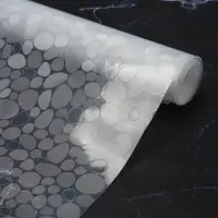 Коврик противоскользящий Доляна &laquo;Пузыри&raquo;, 30&times;90 см, прозрачный