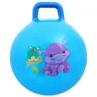 Мяч - прыгун с ручкой ONLYTOP, d=45 см, МИКС