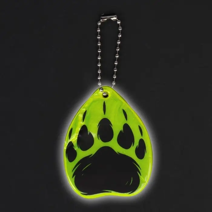 Светоотражающий элемент «След медведя», двусторонний, 4.9×6.1 см, МИКС Светоотражающий элемент «След медведя», двусторонний, 4.9×6.1 см, МИКС