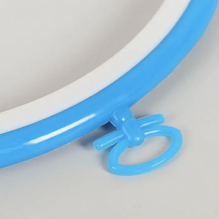 Пяльцы для вышивания с подвесом, d=12/17/21 см, 3 шт., разноцветные