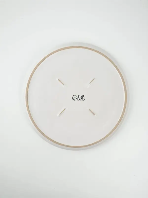 Блюдо новогоднее &laquo;Снежная сказка&raquo;, d=27.3 см, ручная работа