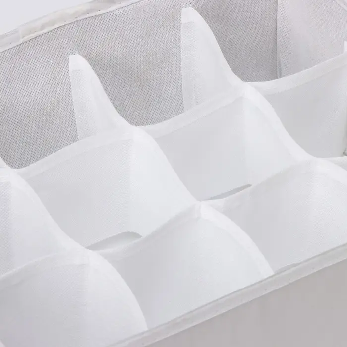 Органайзер для хранения белья LaDо́m, 12 ячеек, 32&times;24&times;12 см, серый