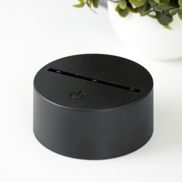 Основание светильника сенсорное LED 7 цветов USB черный 10х10х3,5 см RISALUX Основание светильника сенсорное LED 7 цветов USB черный 10х10х3,5 см RISALUX