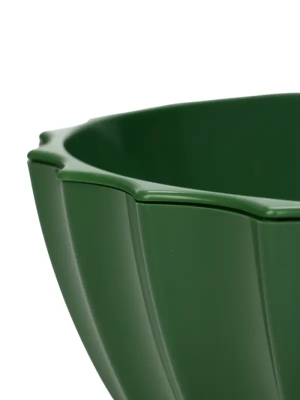 Кашпо для цветов с автополивом &laquo;Ракушка&raquo;, 2.4 л, d=22 см, h=10.5 см, зелёное