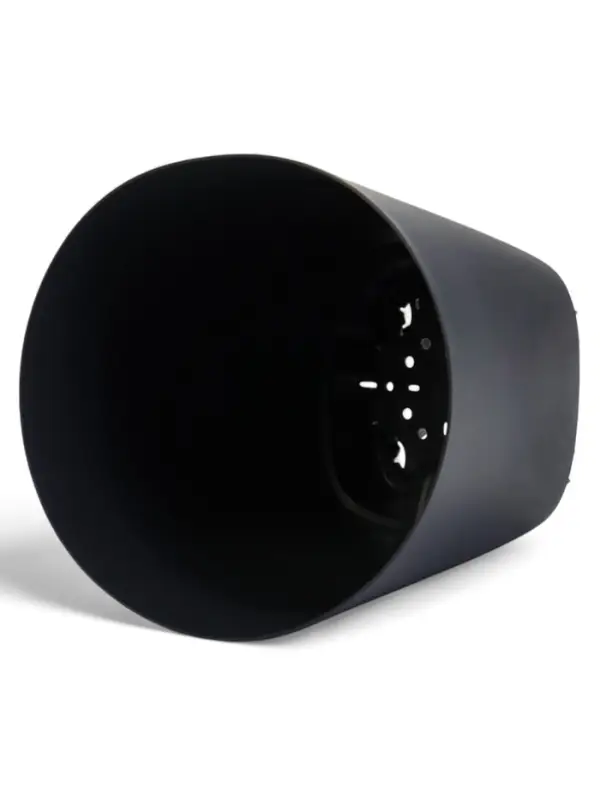 Кашпо с прикорневым поливом 2 л D-14,5см, H-15см графит Кашпо с прикорневым поливом 2 л D-14,5см, H-15см графит "Гранд"