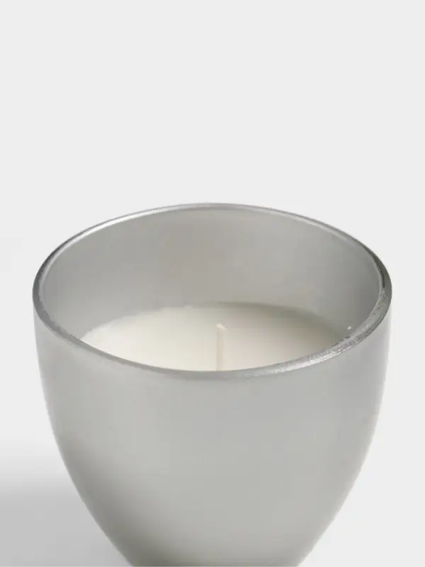 Свеча ароматическая в стеклянном подсвечнике 85 г, жимолость