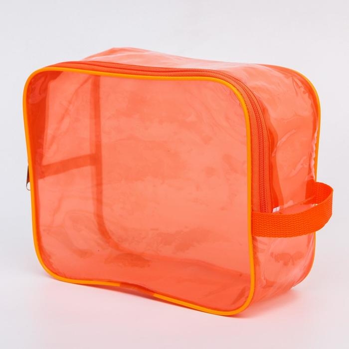 Набор сумок в роддом, 3 шт., цвет прозрачный/оранжевый, M&B Набор сумок в роддом, 3 шт., цвет прозрачный/оранжевый, M&B