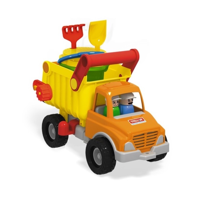 Грузовик-самосвал, с набором для игры в песке Грузовик-самосвал, с набором для игры в песке