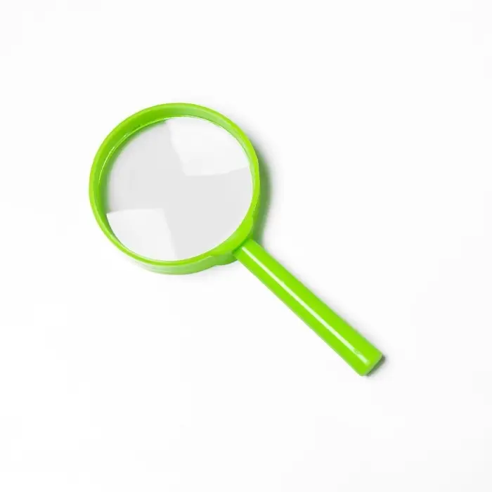 Лупа классическая, линза 50мм, пластик Лупа классическая, линза 50мм, пластик