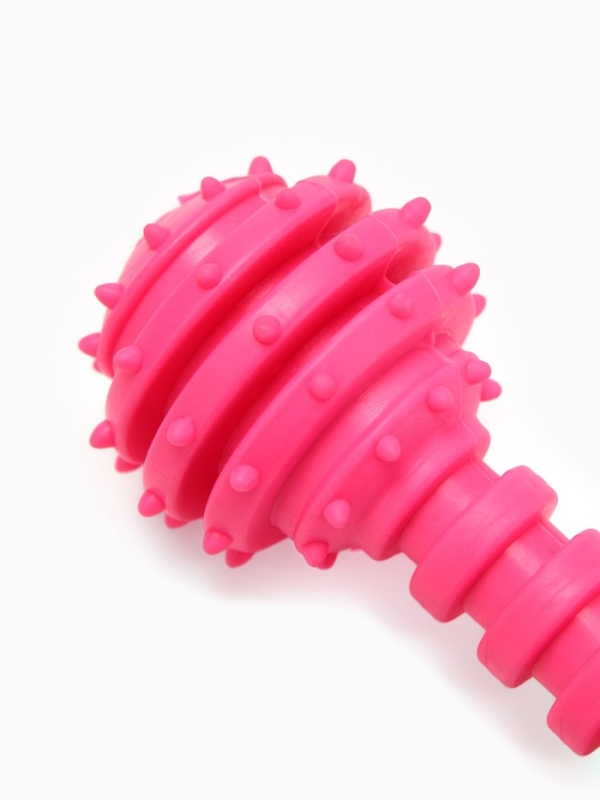 Игрушка жевательная Игрушка жевательная "Чемпион", TPR, 12,5 см, розовая