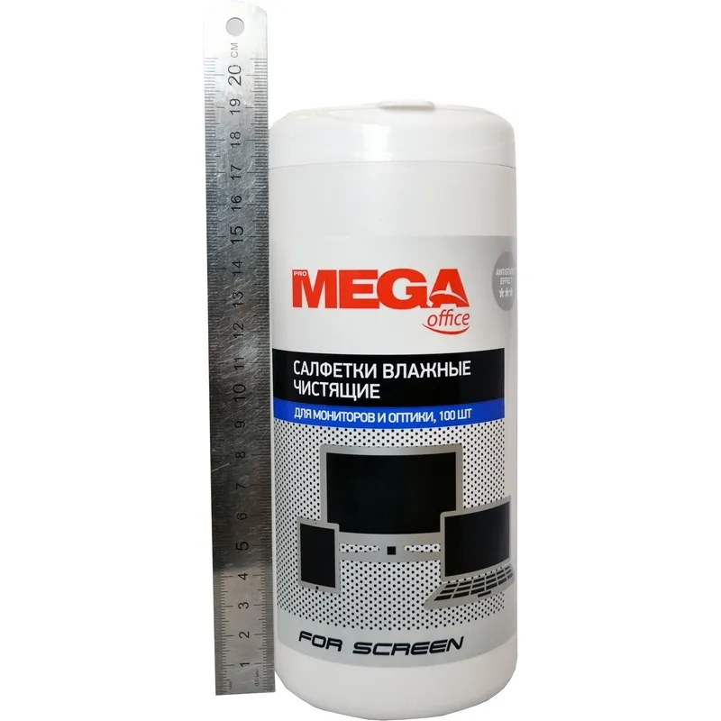 Салфетки д/экранов Luscan, туба, 100 шт, 130х170