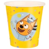 Стаканы  "Три Кота, Яркий праздник" 6 шт.(250 мл)