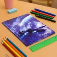 Дневник школьный для 1-11 классов, &laquo;Космический корабль&raquo;, твёрдая обложка 7БЦ, глянцевая ламинация, 40 листов