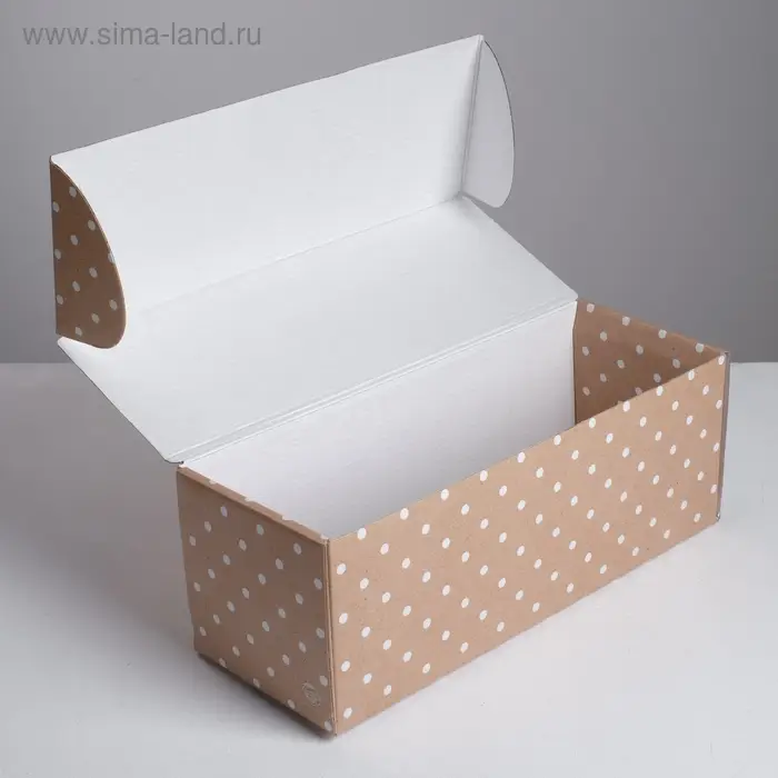 Коробка подарочная складная, упаковка, &laquo;Крафт&raquo;, 12 х 33.5 х 12 см