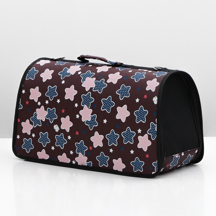 Сумка-переноска для животных  Сумка-переноска для животных "Star", размер L, 53 х 21 х 29 см, бордо