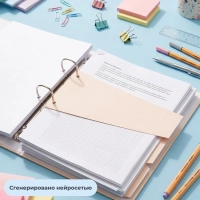 Разделитель листов Разделительные полоски Attache,розовые, 100 шт./уп.