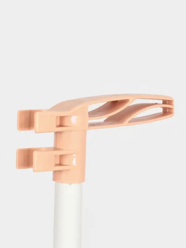 Щётка для пола: совок 24&times;25&times;81 см, щётка 24 см, персиковая