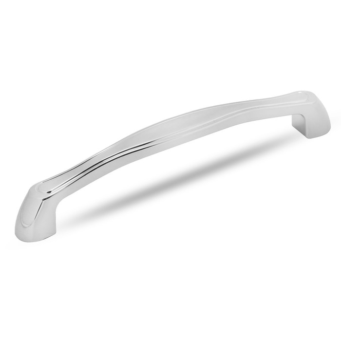 Ручка мебельная РС193CP, м/о 128 мм, цвет хром Ручка мебельная РС193CP, м/о 128 мм, цвет хром