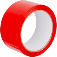 Клейкая лента упаковочная 48мм х 55м 43мкр красная СПб