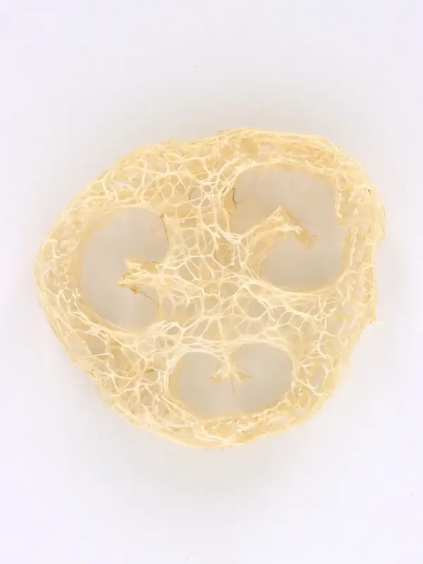 Игрушка-погрызушка из люффы 4-5 см, натуральная Игрушка-погрызушка из люффы 4-5 см, натуральная