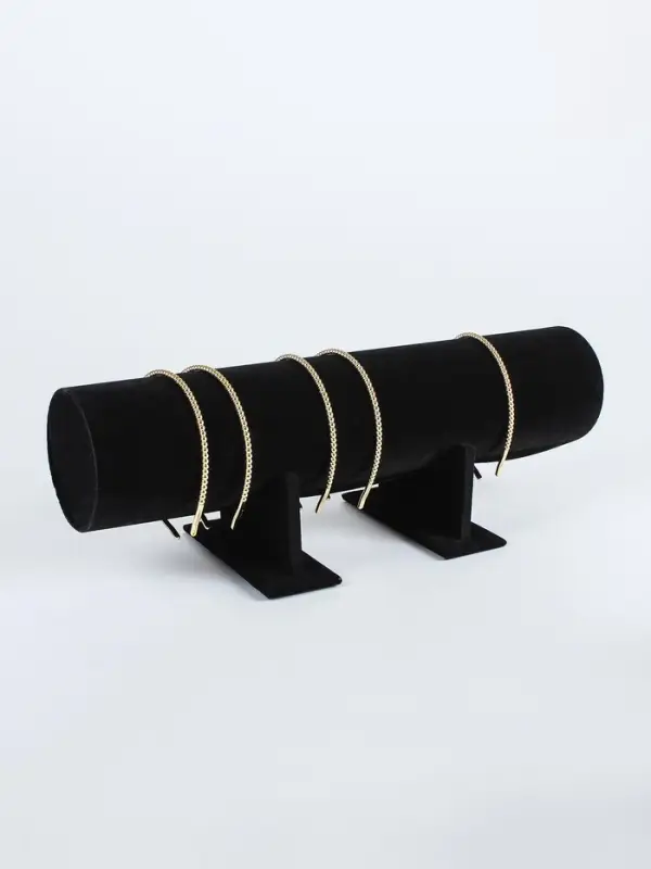 Подставка под ободки &laquo;QF. Флок&raquo;, d=11 см, 50&times;17.5&times;16.5 см, чёрная