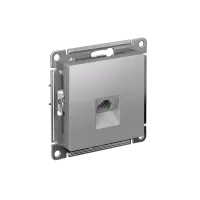 Розетка ATLASDESIGN компьютерная RJ45 механизм алюминий