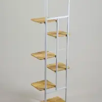 Подставка для цветов Greengo, 7 полок, 36&times;23&times;120 см, напольная, каркас металл, полки МДФ, белая