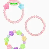 Браслет детский набор 3 шт. "Выбражулька" тюльпан, цвет МИКС