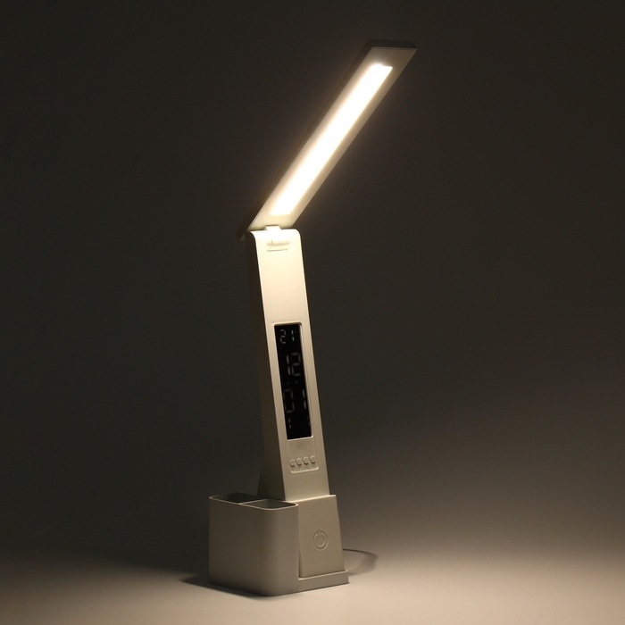 Часы - лампа электронные: календарь, термометр, органайзер, 5 Вт, 20 LED, 3 режима, USB Часы - лампа электронные: календарь, термометр, органайзер, 5 Вт, 20 LED, 3 режима, USB