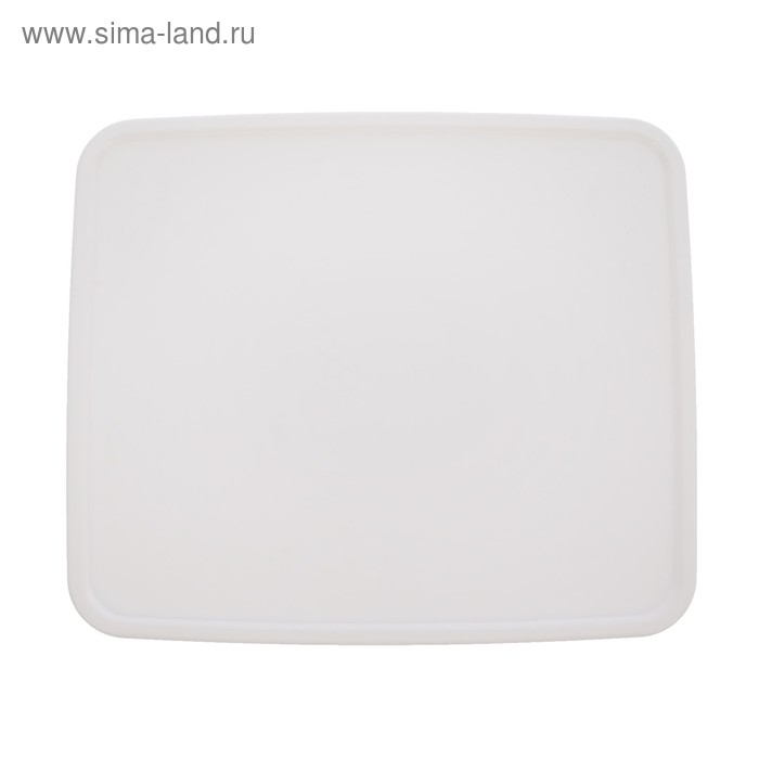 Корзина для хранения с крышкой «Плетёнка», 35×29×22,5 см, цвет белый